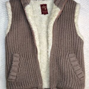 Gallery Women's Brown Knit Vest